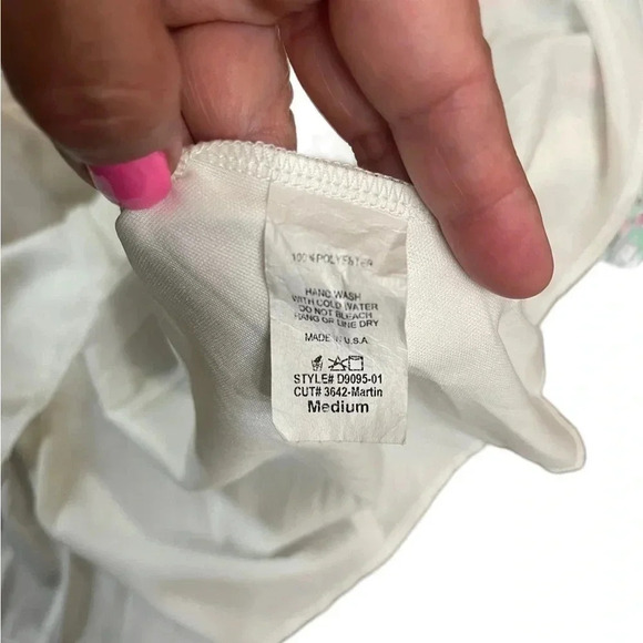 Peach Love California Aztec Ruffled Bust Maxi Spring Dress Women’s size Medium - Picture 7 of 9